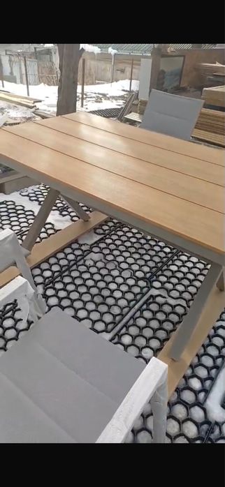 Комплект 7в1 стол и 6 стульев