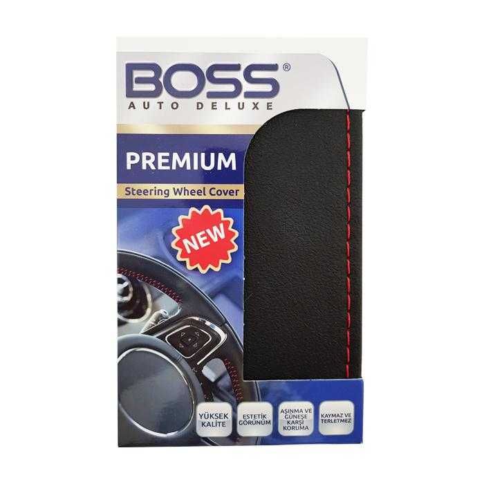 Калъф шиещ Boss - черен с червено