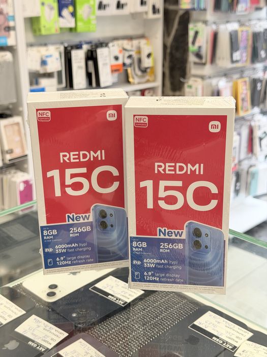 Redmi 15C 256GB Blue чисто нови