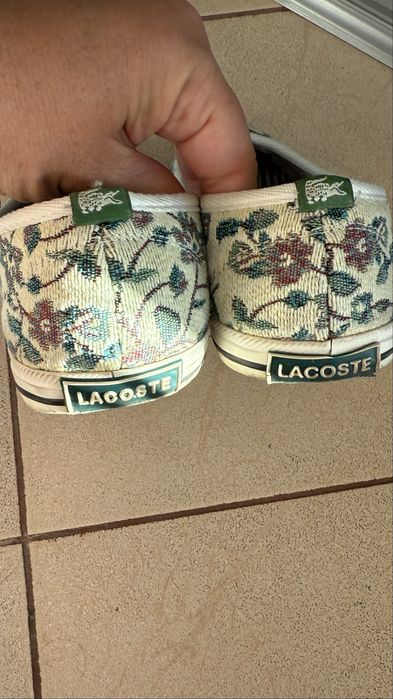 Маратонки Adidas, Lacoste на цветя платнени, черни стилни сандали