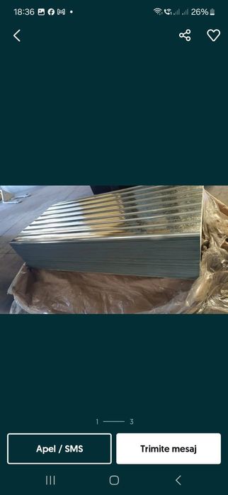 Tablă colorată maro