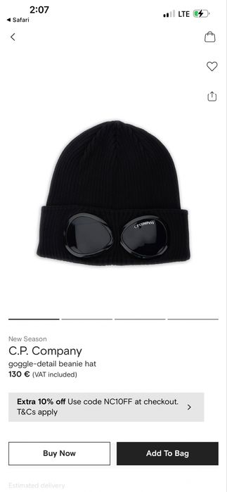 Cp company шапка
