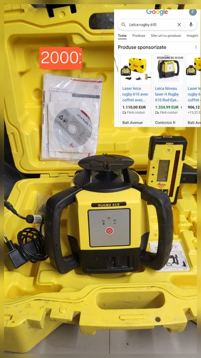 Lasere Rotative profesionale calibrat fiecare compl in cutie pret poze