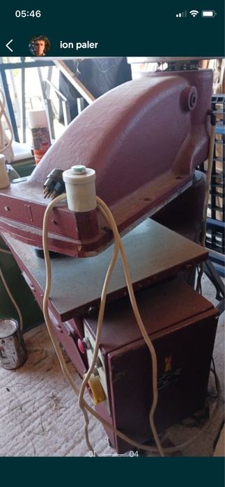 Stanta presa hidraulica piele