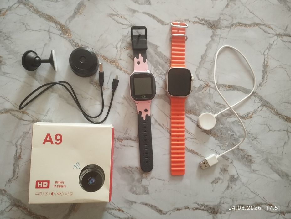 smart watch.и мини камера.оранжевый watch невключается.за все 275 тыся