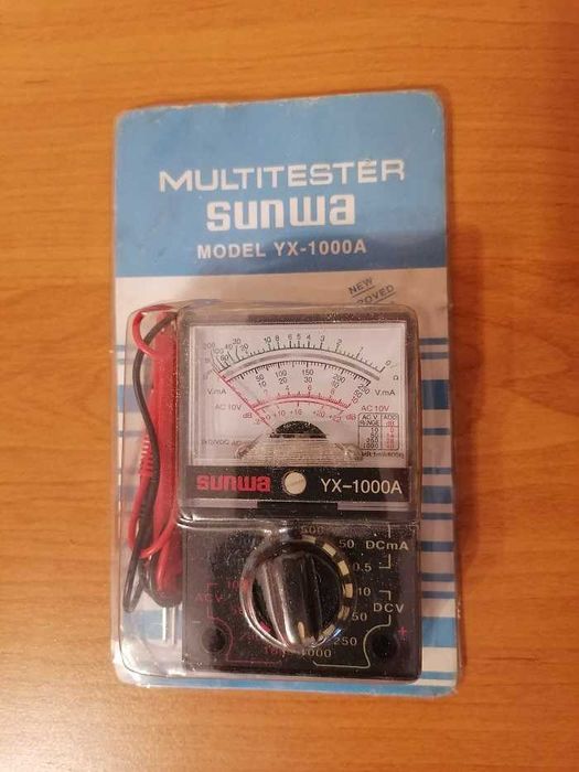 Нов, запечатан, аналогов мултимер / амперволтомметър Sunwa YX-1000A, джобен, олекотен, компактен многофункционален електроизмервателен уред