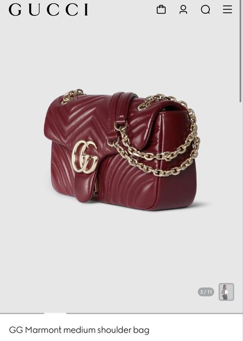 Сумка Gucci Гуччи marmont medium