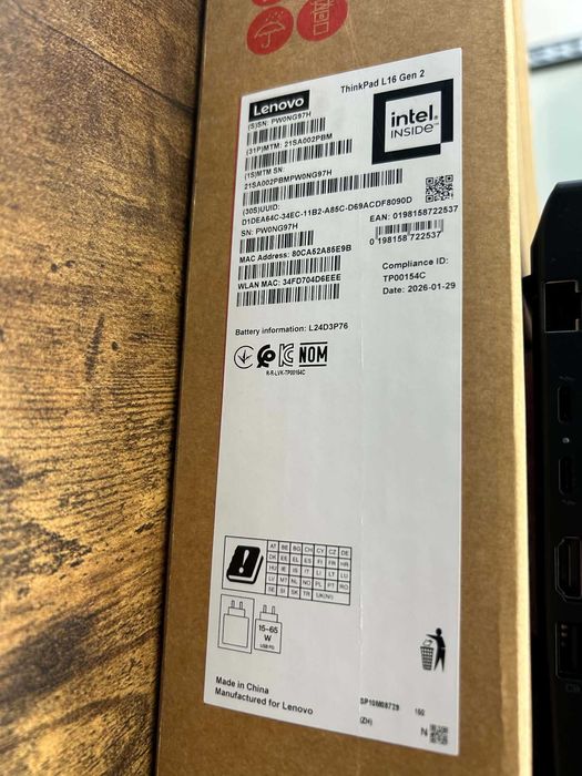 Лаптоп Lenovo ThinkPad L16 Gen2 - нов с гаранция