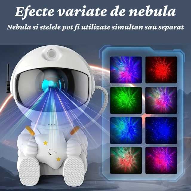 Proiector decorativ , lumina de veghe-copii, in forma de astronaut