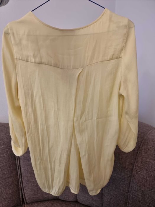 Bluza galben pal Stradivarius