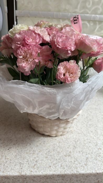 Цветы в карзине
