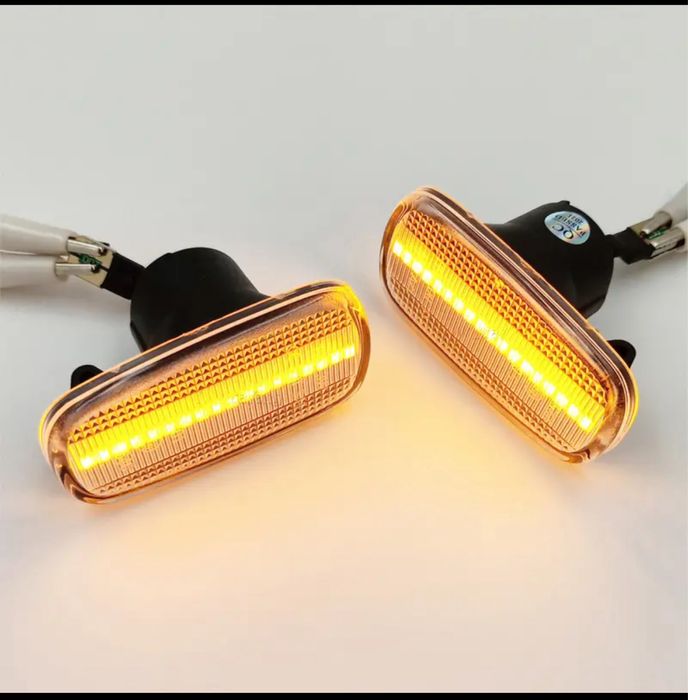 Prado 120 повторители поворотники дублирующие в крылья  led фары gx