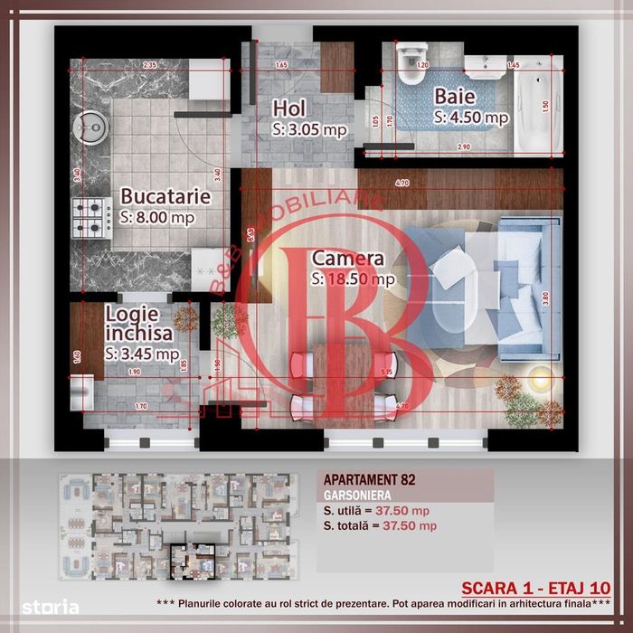 Garsoniera ideala pt  investitie Titan Pallady Metrou Nicolae Teclu