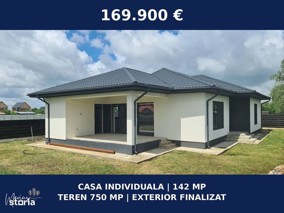 Casa individuală parter 142 mp  - 750 mp teren - Ghermănești - Snagov