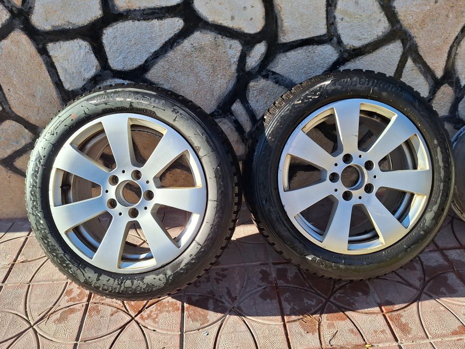 Алуминиеви джанти 16" за Мерцедес с 2 бр гуми зимни
