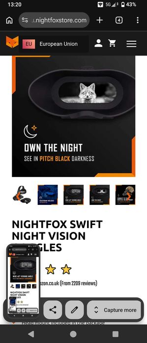 Нощно виждане Night fox Swift