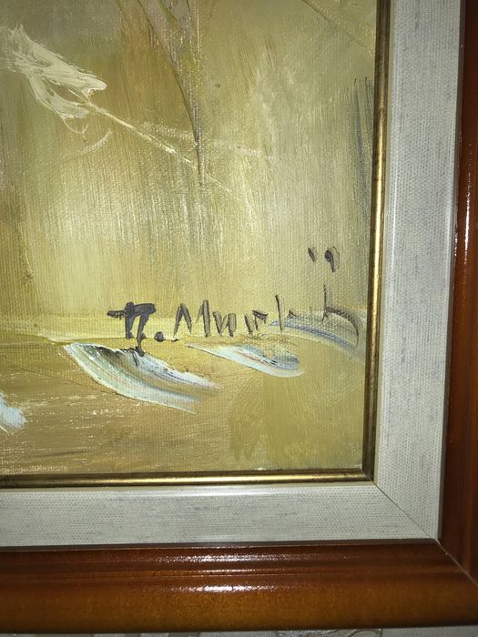 Картина букет цветя на Павел Митков/Pavel Mitkov с размер 40Х50