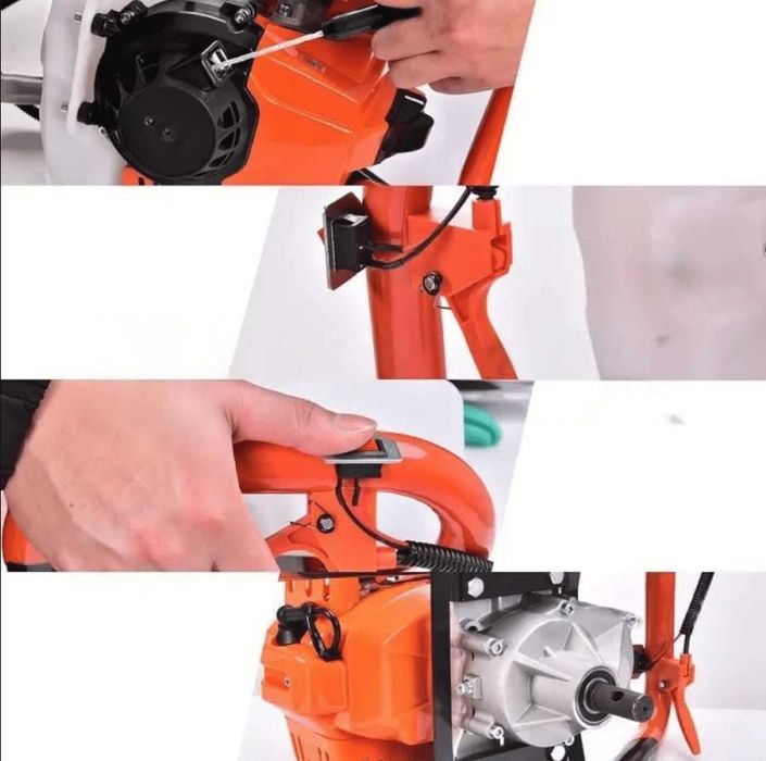 ПРОМО!!! Бензинов свредел STAHLMAYER 72КУБ., свредла за почва