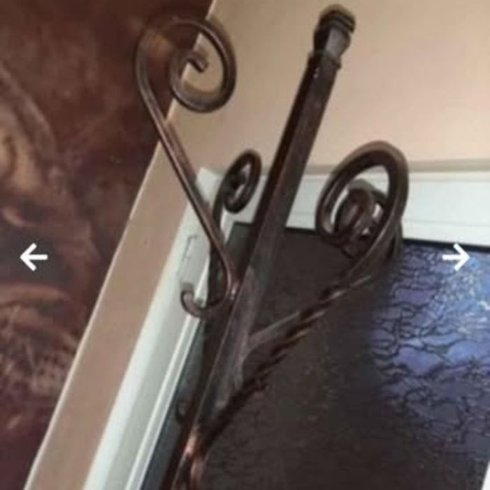 Масивна тежка закачалка от ковано желязо-страхотен модел