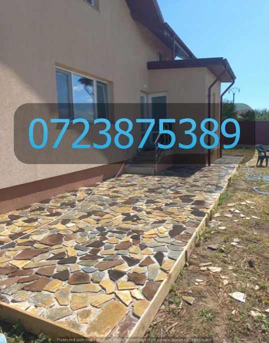 Pavaj din Piatră de Munte (Material + Manoperă Specializată)