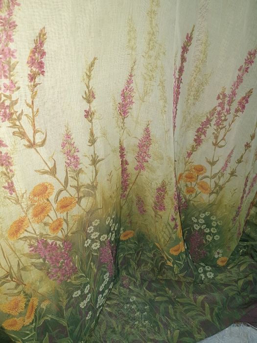 Тюль цветная в спальню,