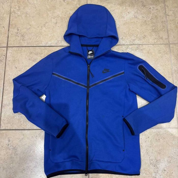 nike tech тъмно син