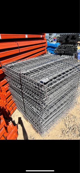 Rafturi metalice noi + polite plasa zn