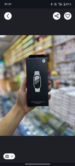 Mi band 10 white ceramic edition