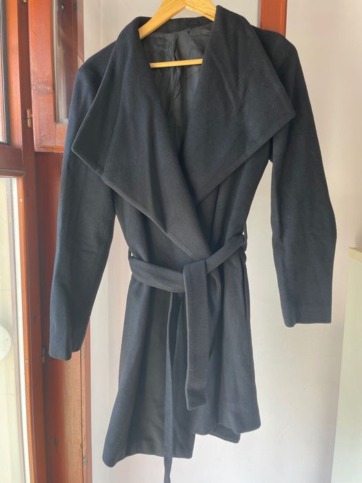 Дамско палто тип халат