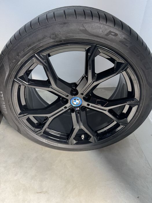 Jante Bmw X5 X6 R21 G05 G06 M741 Negru Originale Pirelli 2023