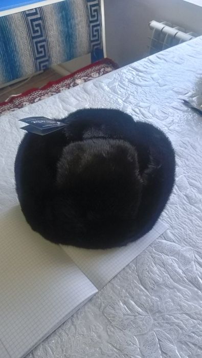 Зимняя шапка норка