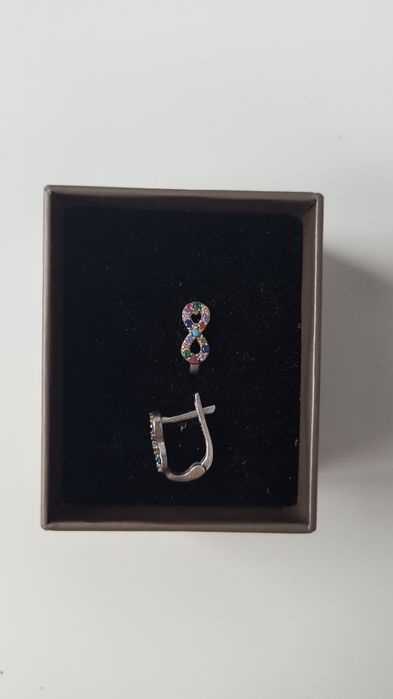 Различни модели детски сребърни обеци