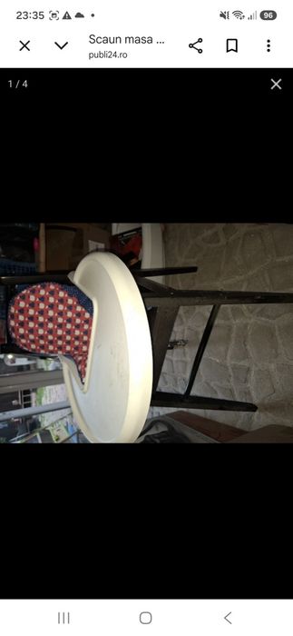 Scaun masa bebelusi