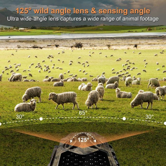 Ловна камера Wifi Hapimp PH810W- 4K 48MP с 32 GB карта подарък