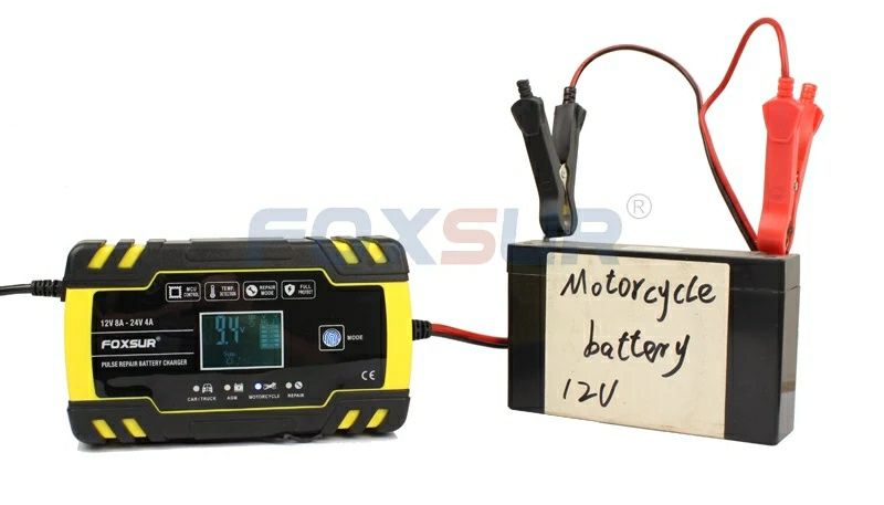 Redresor FOXSUR incarcare /reparare baterii auto moto camioane 12V 24V