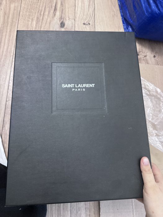 Кожаные ботинки Yves Saint Lauren