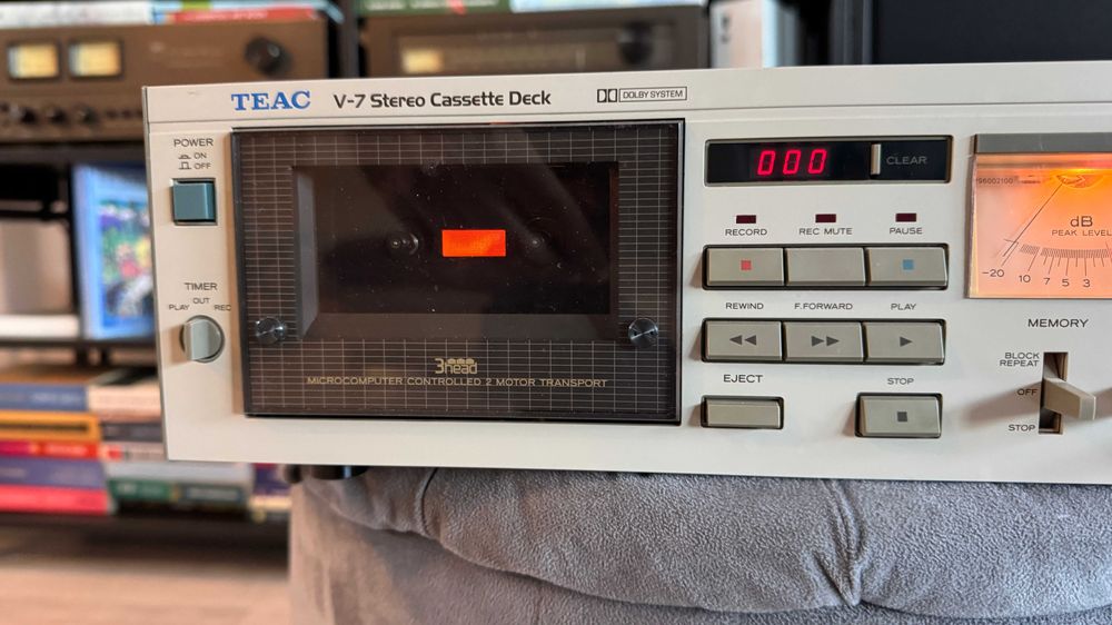 Deck Teac V7 cu 3 capete in stare excelenta