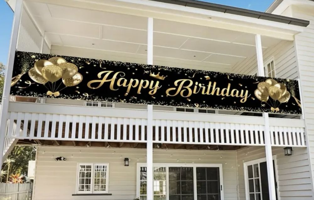 Банер за рожден ден