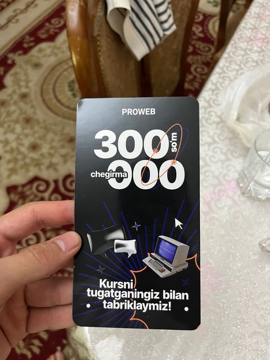 Proweb uchun 300 minglik Vaucher