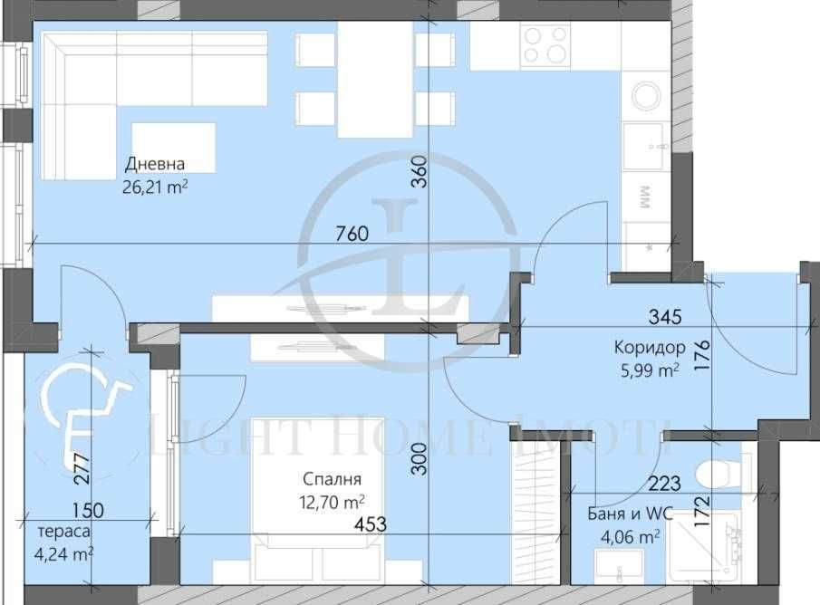 Реф. 2472 Двустаен Просторен Апартамент с АКТ 14 / Кършияка