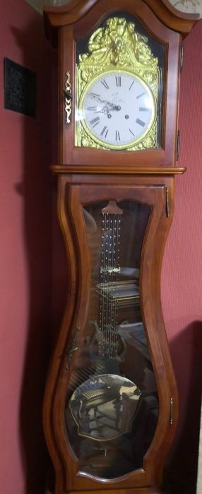 Салонен часовник, голям,уникален старинен Франция окол 1850-1900 г