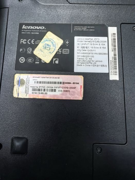 Ноутбук lenova б/у