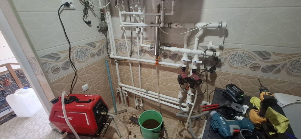 tyopli pol registr katyollar o'rnatamiz va sistemalarni yuvib tozalim