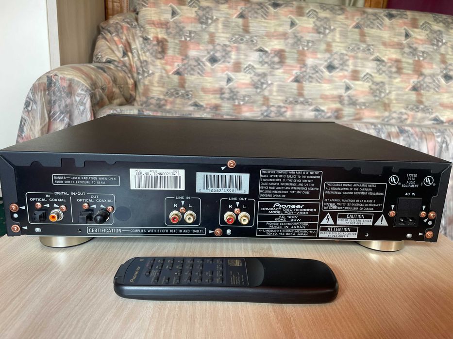 compact disc recorder Pionner PDR-V500