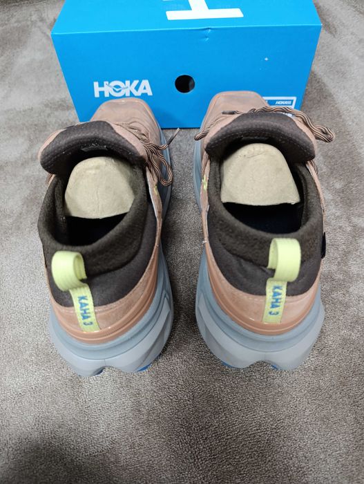 Чисто нови Hoka M Kaha 3 Low GTX номер 45 1/3 естествена кожа