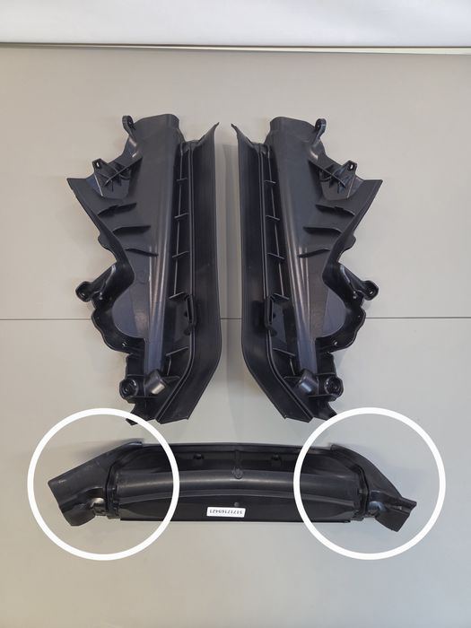 Кори над двигателя/Кора Панели БМВ Е70 BMW E70 X5 под чистачките против пропускливост на вода средна част с гумени уплътнения двигател дюзи