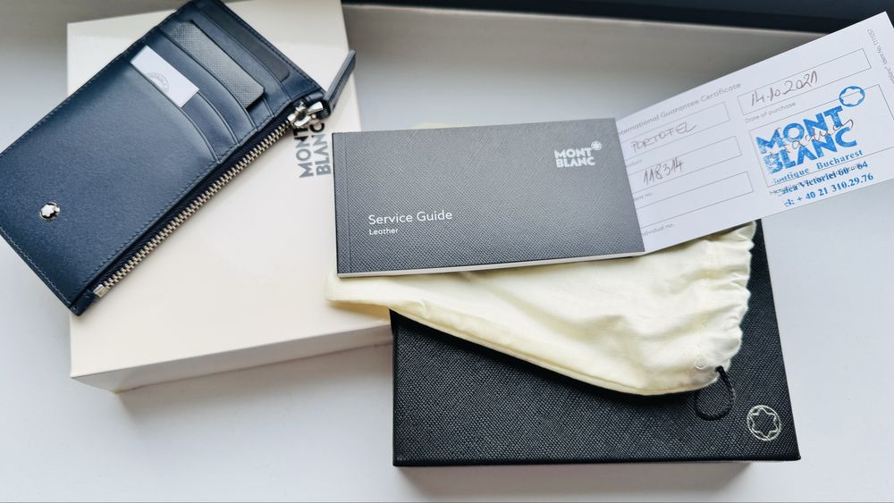 MONTBLANC Portofel carduri NOU pachet complet