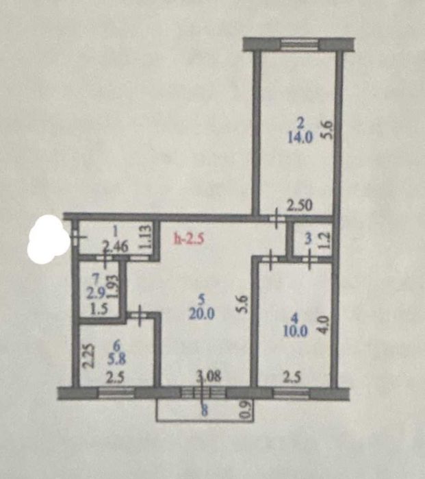 3 комн.квартира в черемушках