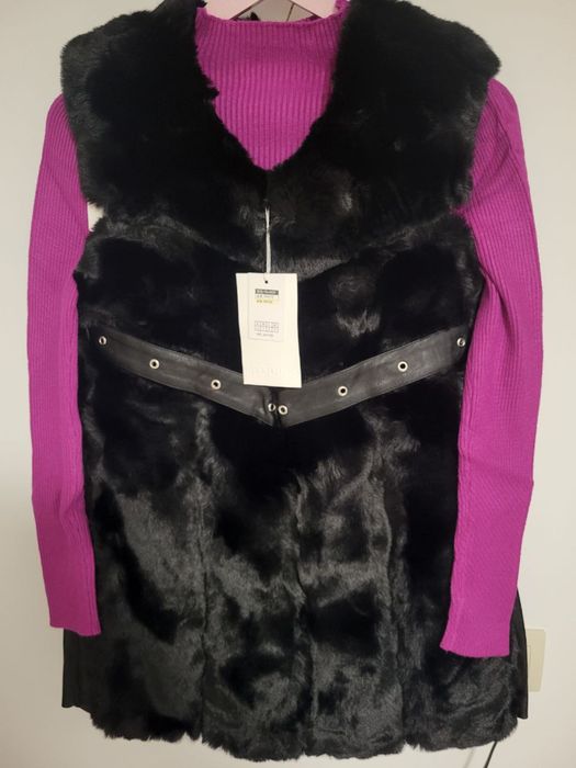 Дамско пухено елече