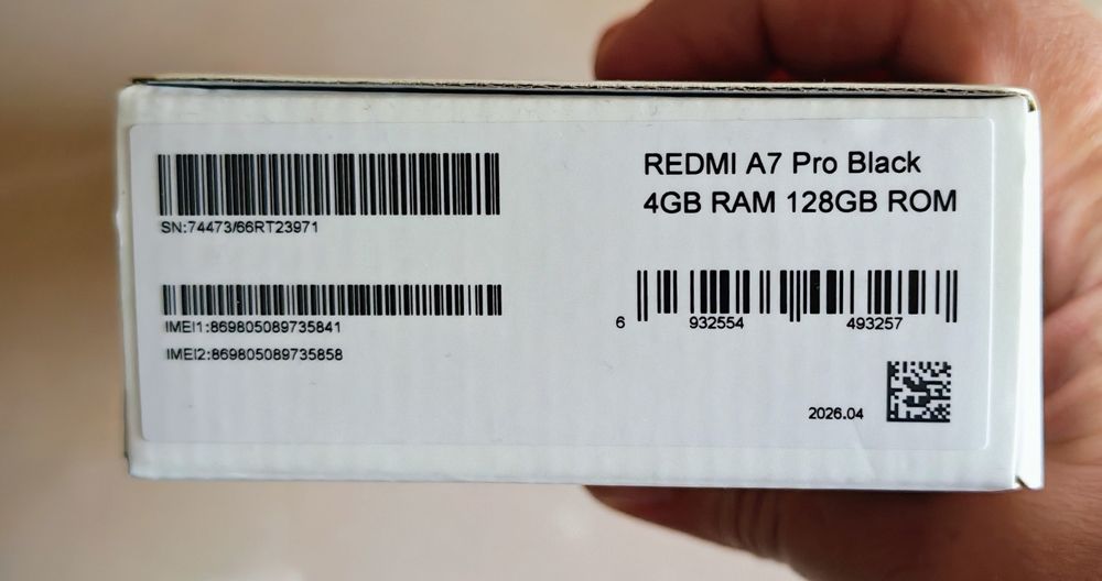 XIAOMI Redmi A7 Pro 4G Black 4+4/128 GB sigilat !